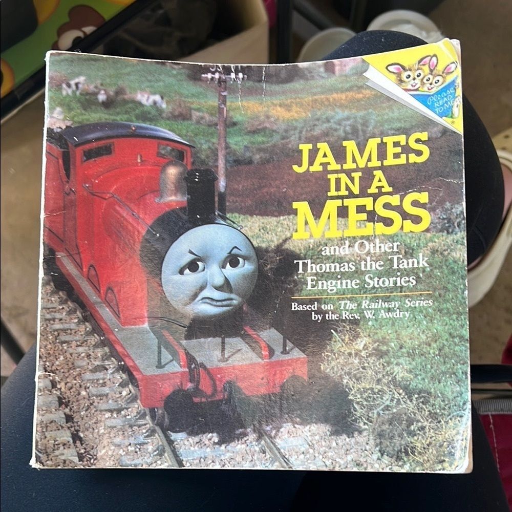 Thomas Tank Engine James in a Mess Vintage Paperback Book Railway Series